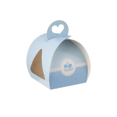 Single Paper Cake Cup Box With Window - hotpackwebstore.com - Cake Boxes