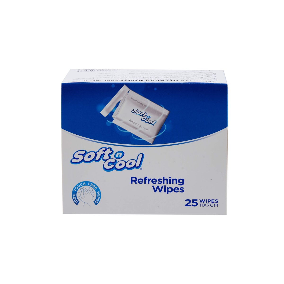 Soft n Cool Refreshing Wet Wipes 25 Pieces Box - hotpackwebstore.com - Wet Wipes