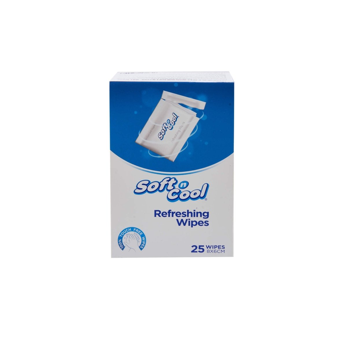 Soft n Cool Refreshing Wet Wipes 25 Pieces Box - hotpackwebstore.com - Wet Wipes