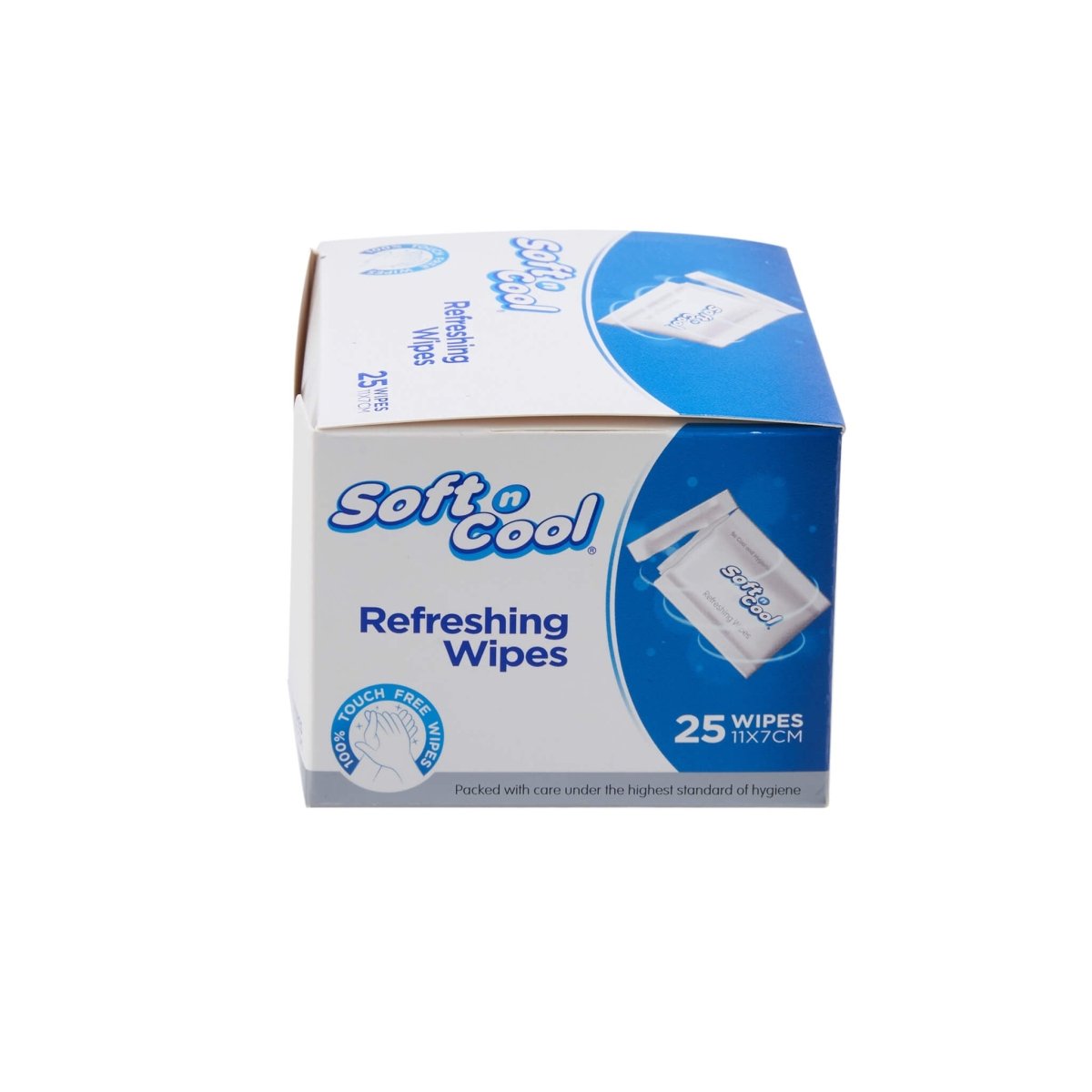 Soft n Cool Refreshing Wet Wipes 25 Pieces Box - hotpackwebstore.com - Wet Wipes