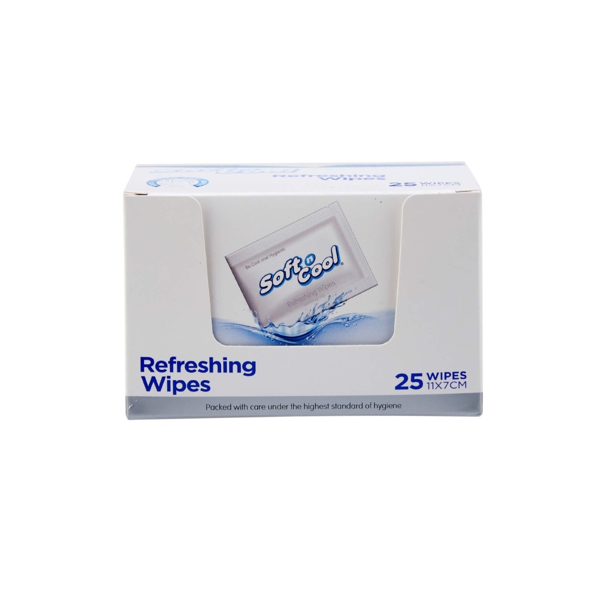 Soft n Cool Refreshing Wet Wipes 25 Pieces Box - hotpackwebstore.com - Wet Wipes