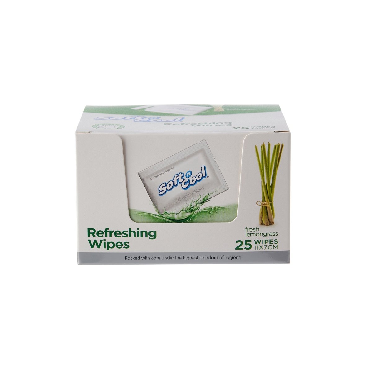 Soft n Cool Refreshing Wet Wipes Lemongrass Fragrance - hotpackwebstore.com - Wet Wipes