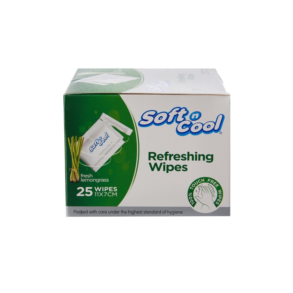 Soft n Cool Refreshing Wet Wipes Lemongrass Fragrance - hotpackwebstore.com - Wet Wipes