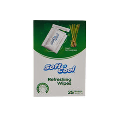 Soft n Cool Refreshing Wet Wipes Lemongrass Fragrance - hotpackwebstore.com - Wet Wipes