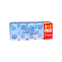 Soft n Cool Toilet Rolls 400 Sheets x 2 Ply 10 Rolls - hotpackwebstore.com - Toilet Rolls