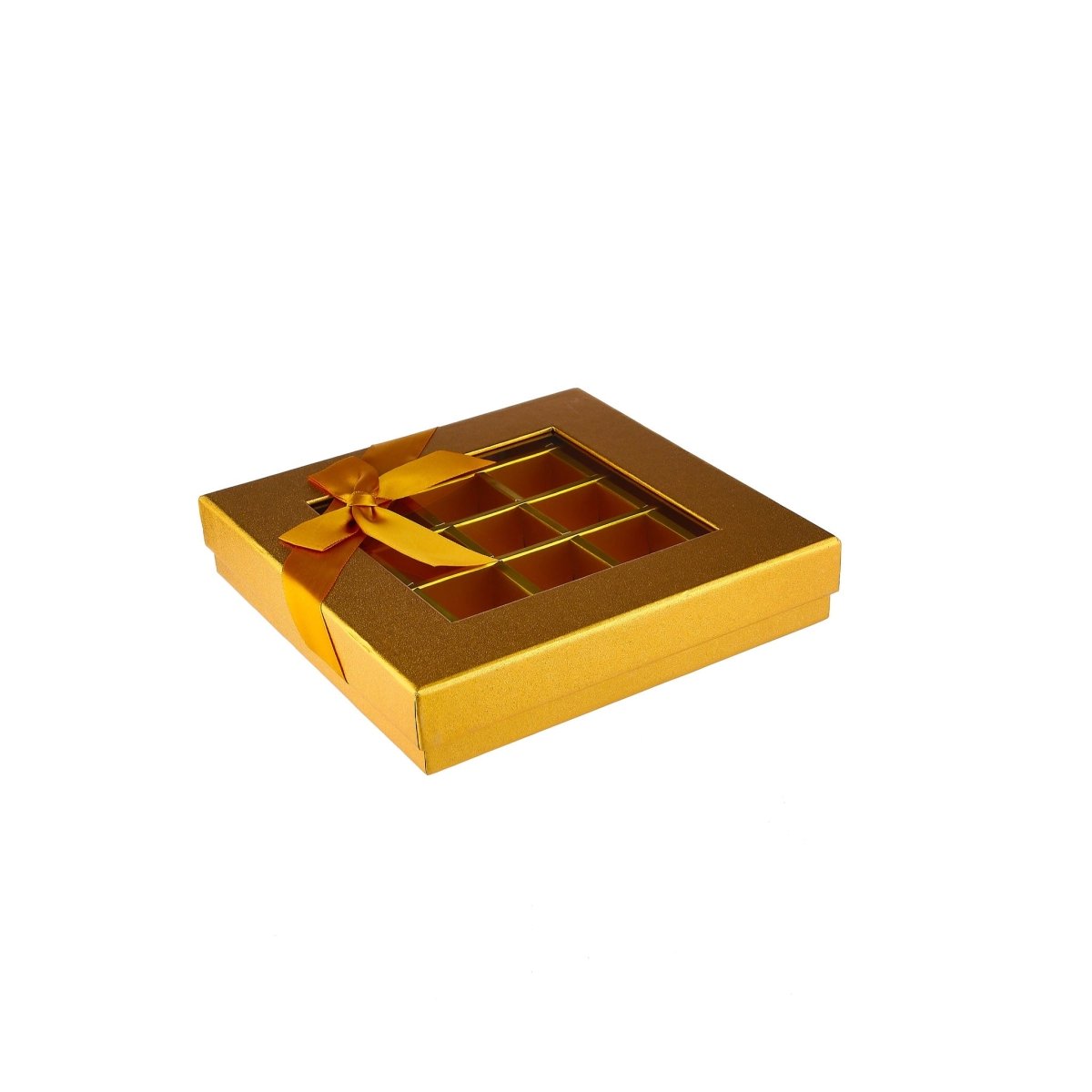 Square Chocolate Gift Box 25 Divison - 1 Piece - hotpackwebstore.com - Gift Boxes & Tins