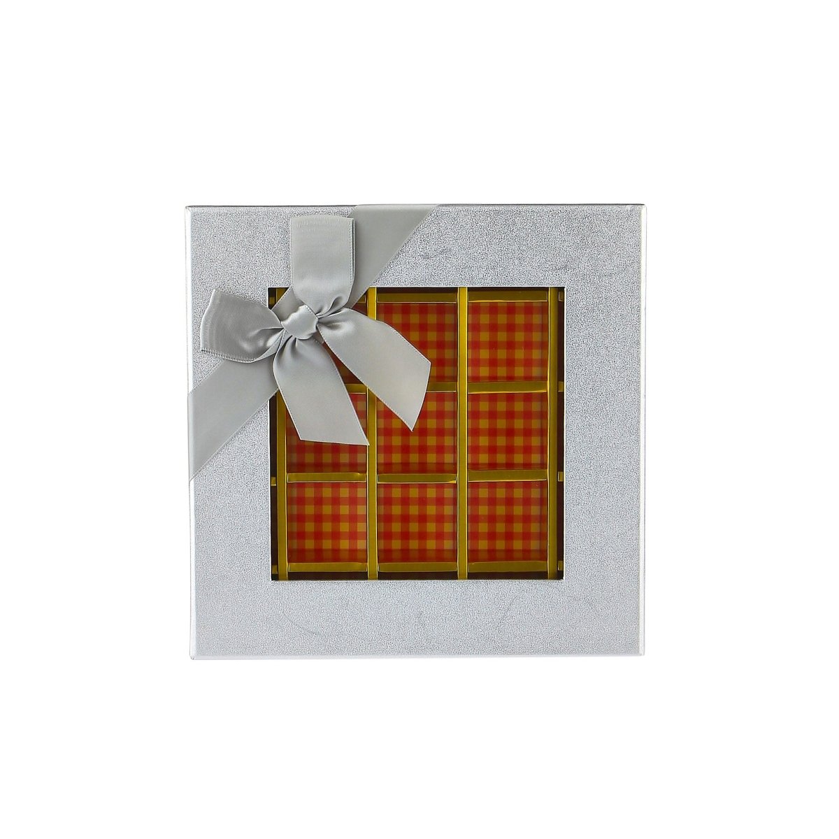 Square Chocolate Gift Box 25 Divison - 1 Piece - hotpackwebstore.com - Gift Boxes & Tins