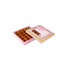 Square Chocolate Gift Box 25 Divison - 1 Piece - hotpackwebstore.com - Gift Boxes & Tins