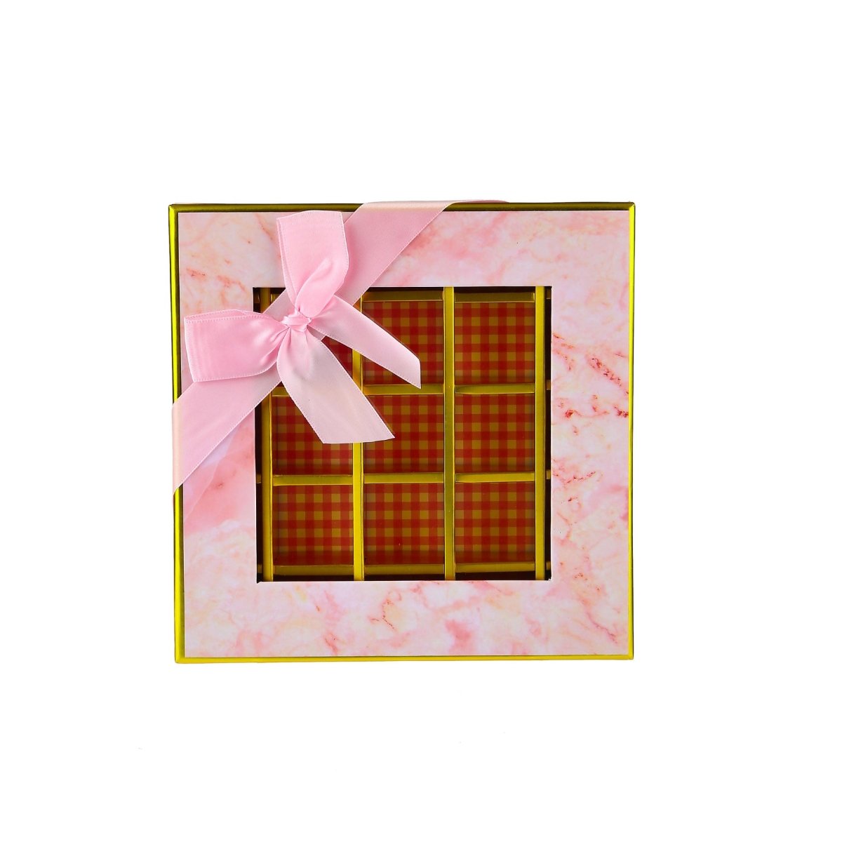 Square Chocolate Gift Box 25 Divison - 1 Piece - hotpackwebstore.com - Gift Boxes & Tins