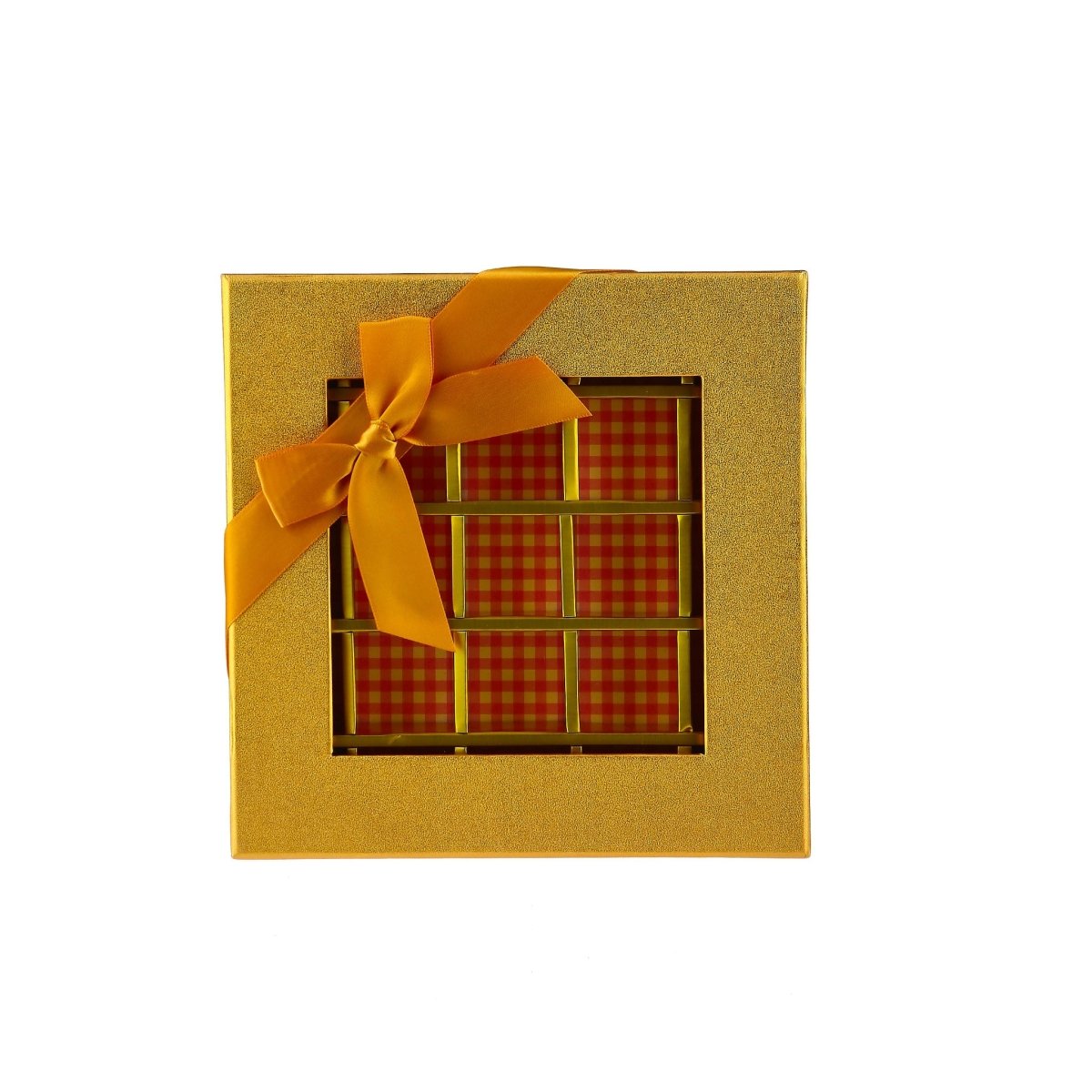 Square Chocolate Gift Box 25 Divison - 1 Piece - hotpackwebstore.com - Gift Boxes & Tins