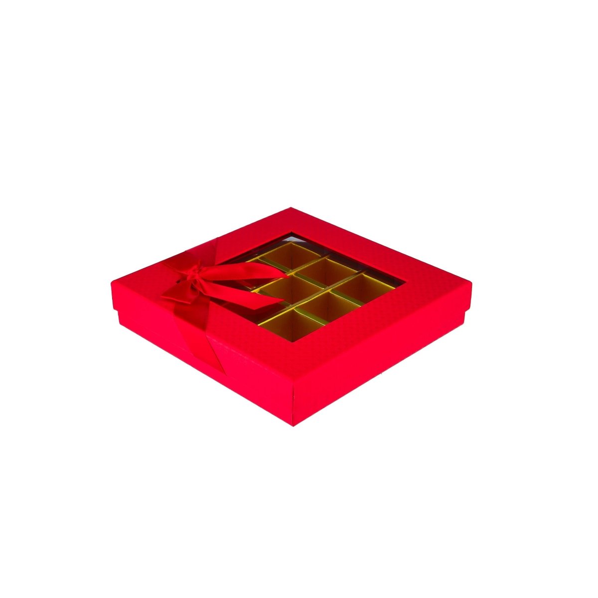 Square Chocolate Gift Box 25 Divison - 1 Piece - hotpackwebstore.com - Gift Boxes & Tins