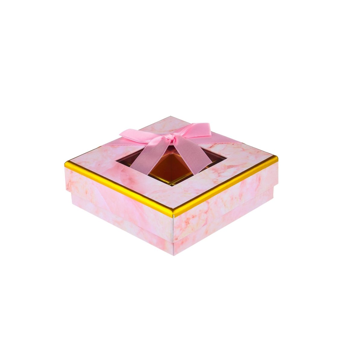 Square Chocolate Gift Box Shape 09 Division - 1 Piece - hotpackwebstore.com - Gift Boxes & Tins