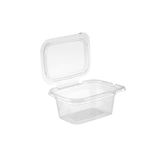 Tamper Evident Square Clear Pet Container - hotpackwebstore.com - Tamper Evident Containers