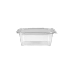 Tamper Evident Square Clear Pet Container - hotpackwebstore.com - Tamper Evident Containers