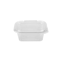 Tamper Evident Square Clear Pet Container - hotpackwebstore.com - Tamper Evident Containers