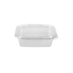 Tamper Evident Square Clear Pet Container - hotpackwebstore.com - Tamper Evident Containers