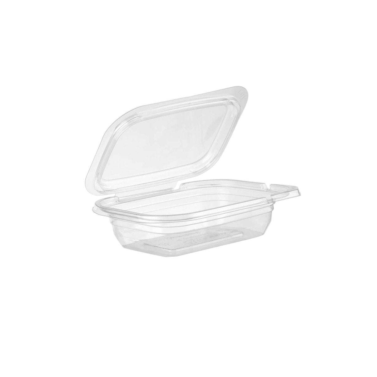 Tamper Evident Square Clear Pet Container - hotpackwebstore.com - Tamper Evident Containers