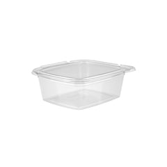 Tamper Evident Square Clear Pet Container - hotpackwebstore.com - Tamper Evident Containers