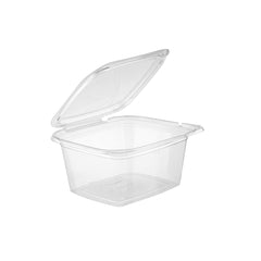 Tamper Evident Square Clear Pet Container - hotpackwebstore.com - Tamper Evident Containers