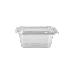 Tamper Evident Square Clear Pet Container - hotpackwebstore.com - Tamper Evident Containers