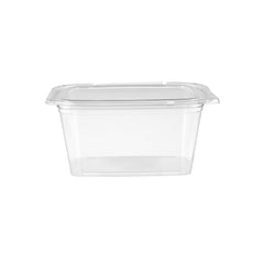 Tamper Evident Square Clear Pet Container - hotpackwebstore.com - Tamper Evident Containers