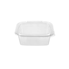 Tamper Evident Square Clear Pet Container - hotpackwebstore.com - Tamper Evident Containers