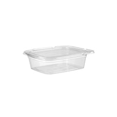 Tamper Evident Square Clear Pet Container - hotpackwebstore.com - Tamper Evident Containers