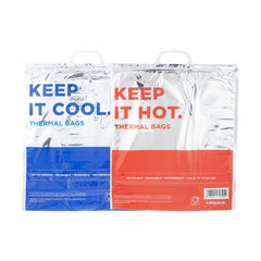 Thermal Bag With Handle 41x49 CM 10 Pieces - hotpackwebstore.com - Aluminium Products