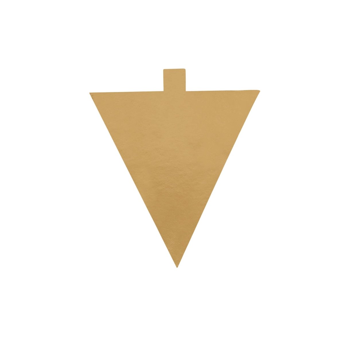 Triangle Gold Single Cake Piece Board 100 Pieces - hotpackwebstore.com - Cake Boards