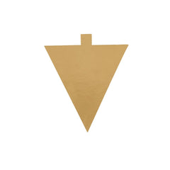 Triangle Gold Single Cake Piece Board 100 Pieces - hotpackwebstore.com - Cake Boards