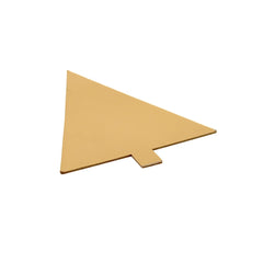 Triangle Gold Single Cake Piece Board 100 Pieces - hotpackwebstore.com - Cake Boards