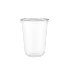 U - Shape PET Clear Cup - hotpackwebstore.com - U - Shape Cups