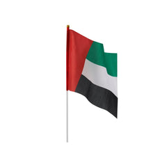 UAE National Day Flag With Plastic Stick - hotpackwebstore.com - Flag