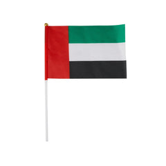 UAE National Day Flag With Plastic Stick - hotpackwebstore.com - Flag