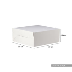 White Cake Box - hotpackwebstore.com - Cake Boxes