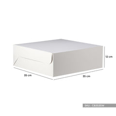 White Cake Box - hotpackwebstore.com - Cake Boxes