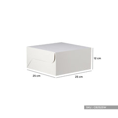 White Cake Box - hotpackwebstore.com - Cake Boxes