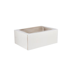 White Cup Cake Box with Inserts - hotpackwebstore.com - Baking & Decoration