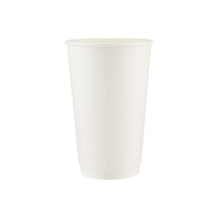 White Double Wall Paper Cups - hotpackwebstore.com - Double Wall Paper Cups