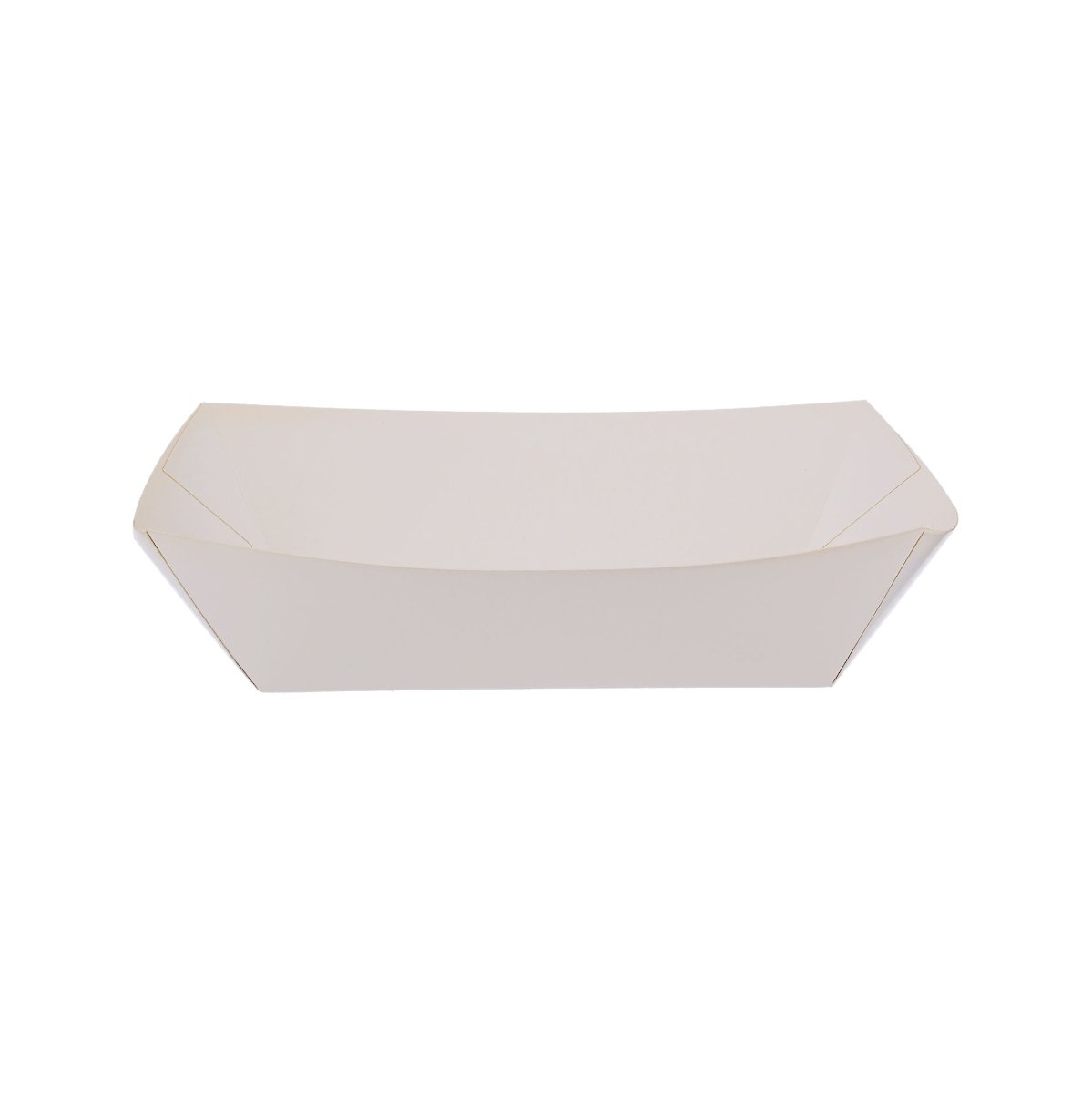 White Paper Boat Tray - hotpackwebstore.com - Paper Trays