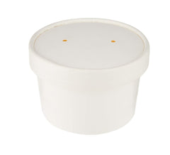 White Paper Noodle Bowl with Paper Lid - hotpackwebstore.com - Noodle Bowls