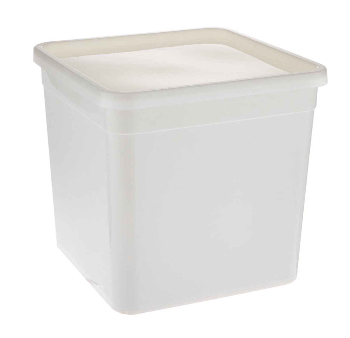 White Plastic 4 Litre Pail 100 Pieces - hotpackwebstore.com - Microwavable Containers