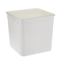 White Plastic 4 Litre Pail 100 Pieces - hotpackwebstore.com - Microwavable Containers