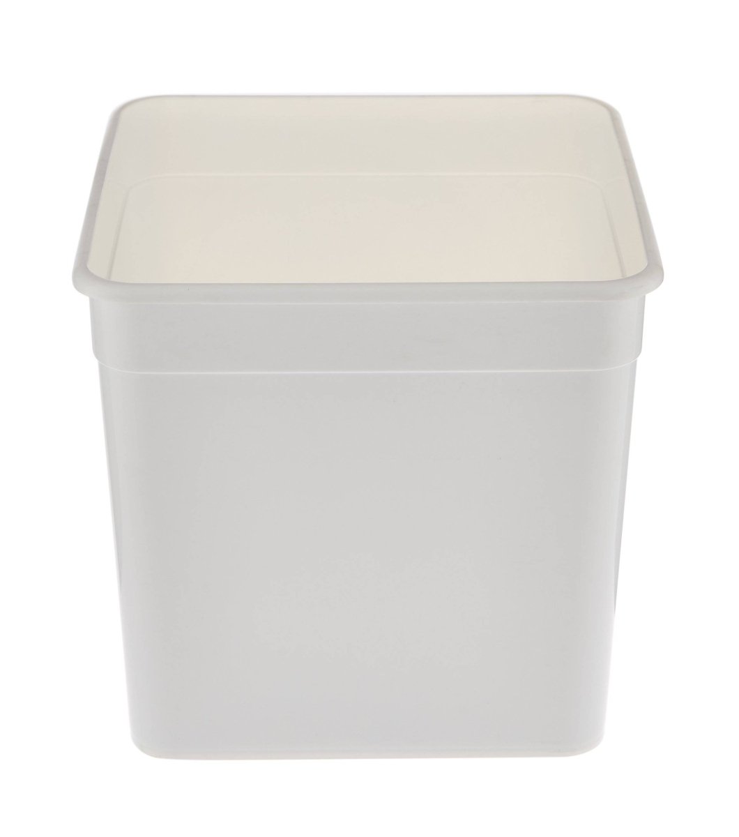 White Plastic 4 Litre Pail 100 Pieces - hotpackwebstore.com - Microwavable Containers