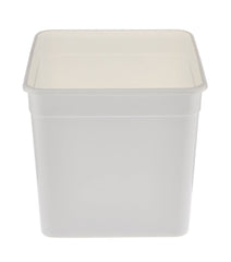 White Plastic 4 Litre Pail 100 Pieces - hotpackwebstore.com - Microwavable Containers