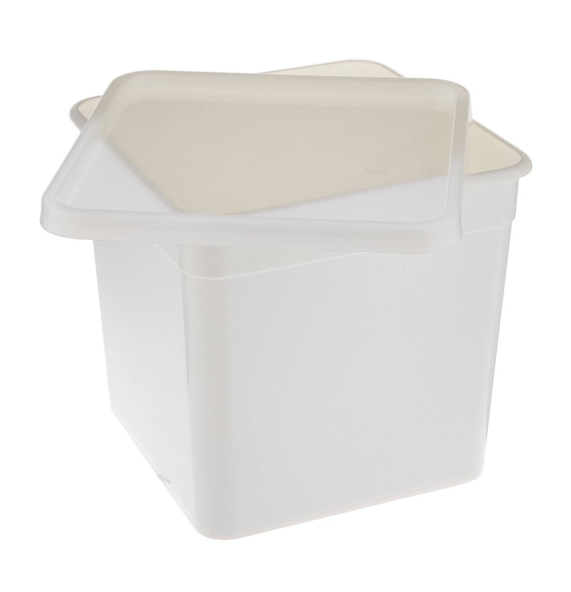 White Plastic 4 Litre Pail 100 Pieces - hotpackwebstore.com - Microwavable Containers