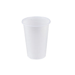 White Plastic Drinking Cup - hotpackwebstore.com - Plastic Cup