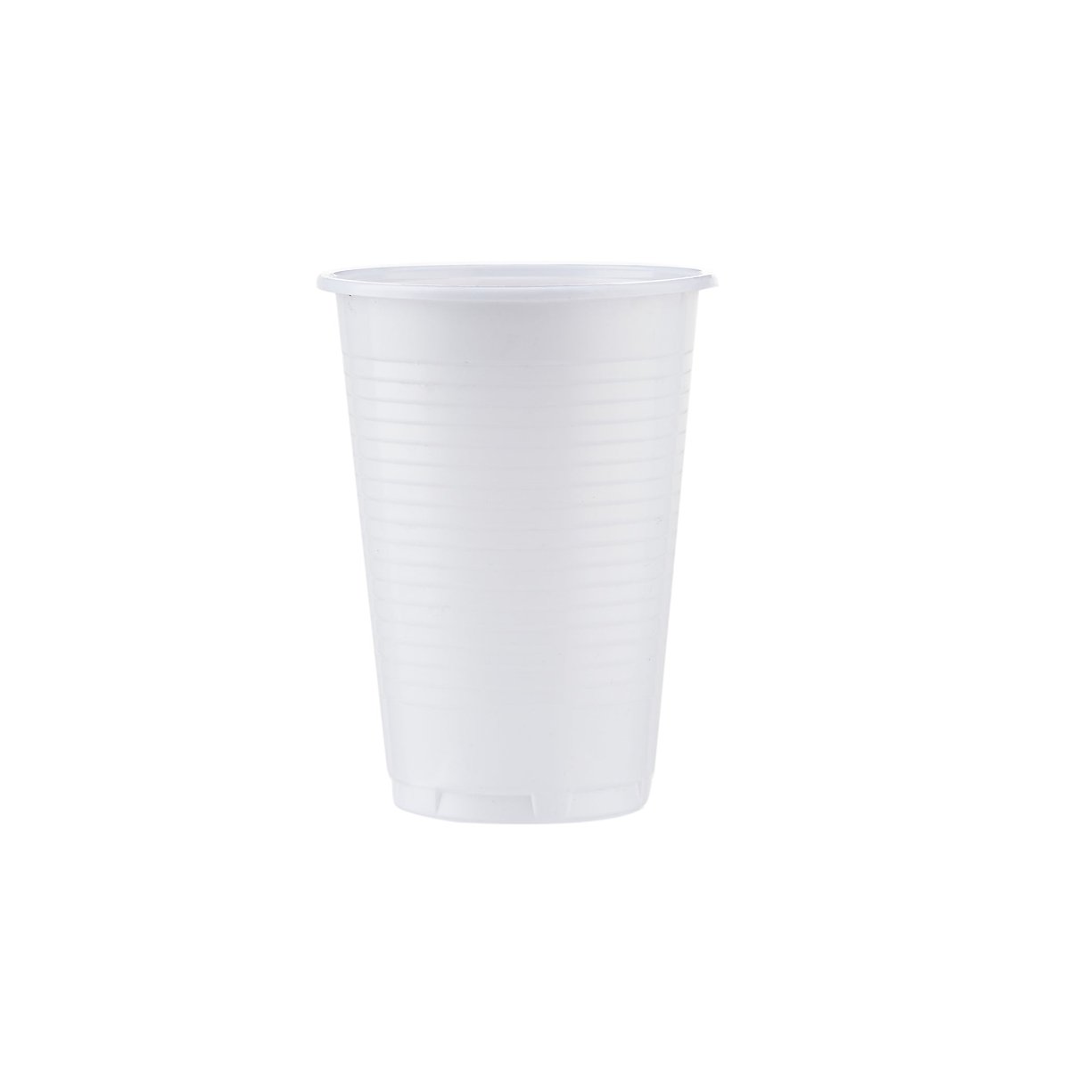 White Plastic Drinking Cup - hotpackwebstore.com - Plastic Cup