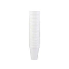 White Plastic Drinking Cup - hotpackwebstore.com - Plastic Cup