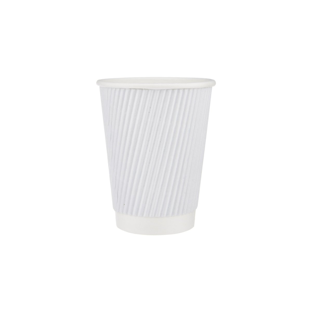 White Ripple Paper Cups - hotpackwebstore.com - Ripple Paper Cups